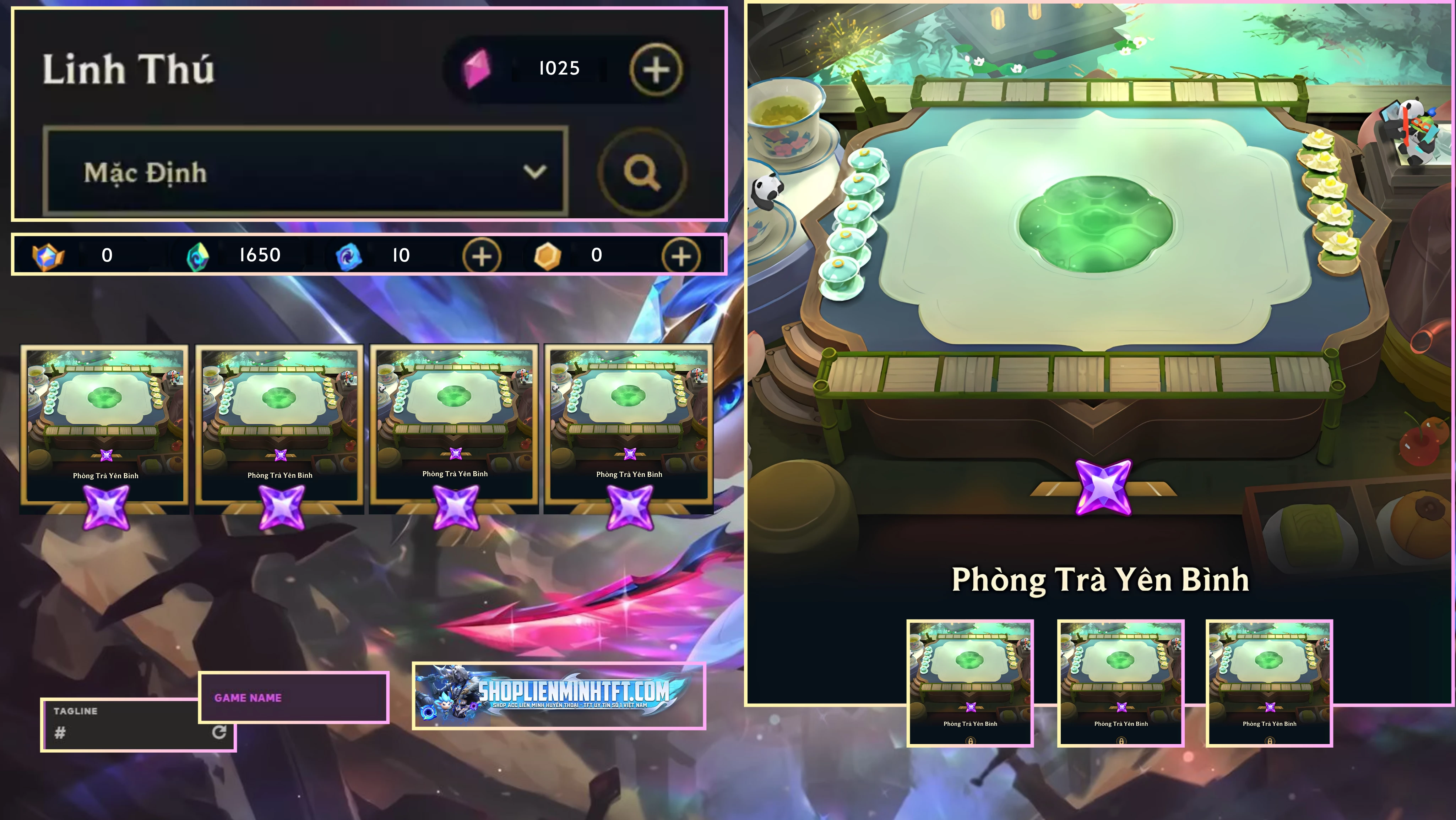 SÀN ĐẦU PHÒNG TRÀ YÊN BÌNH ACC CLONE